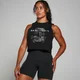 MP Origin Graphic ženska podrezana majica isprana crna