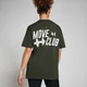 MP Move Club majica širokog kroja - boja zelene šume