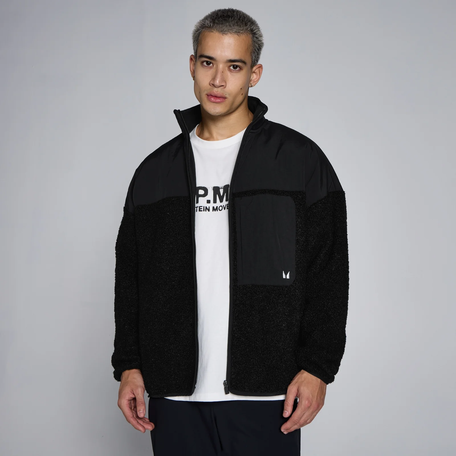 MP muški Lifestyle Hybrid flis - crna boja - XXL Slika 1