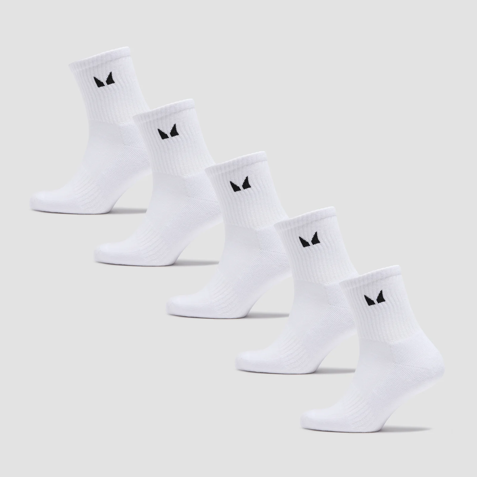MP Unisex Crew Socks (5 Pack) - White - UK 12-14 Slika 1
