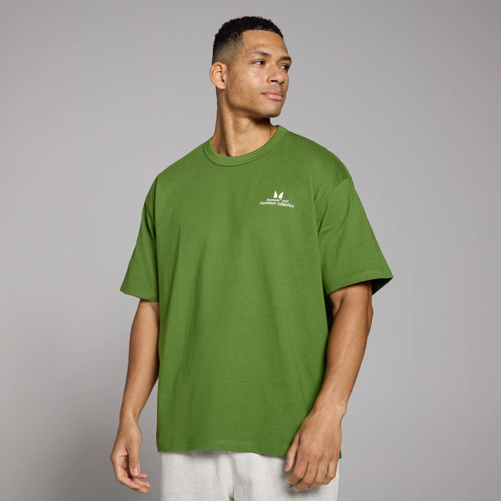 MP Lifestyle majica sa grafičkim prikazom - boja tamnog bora - XXS-XS Slika 1