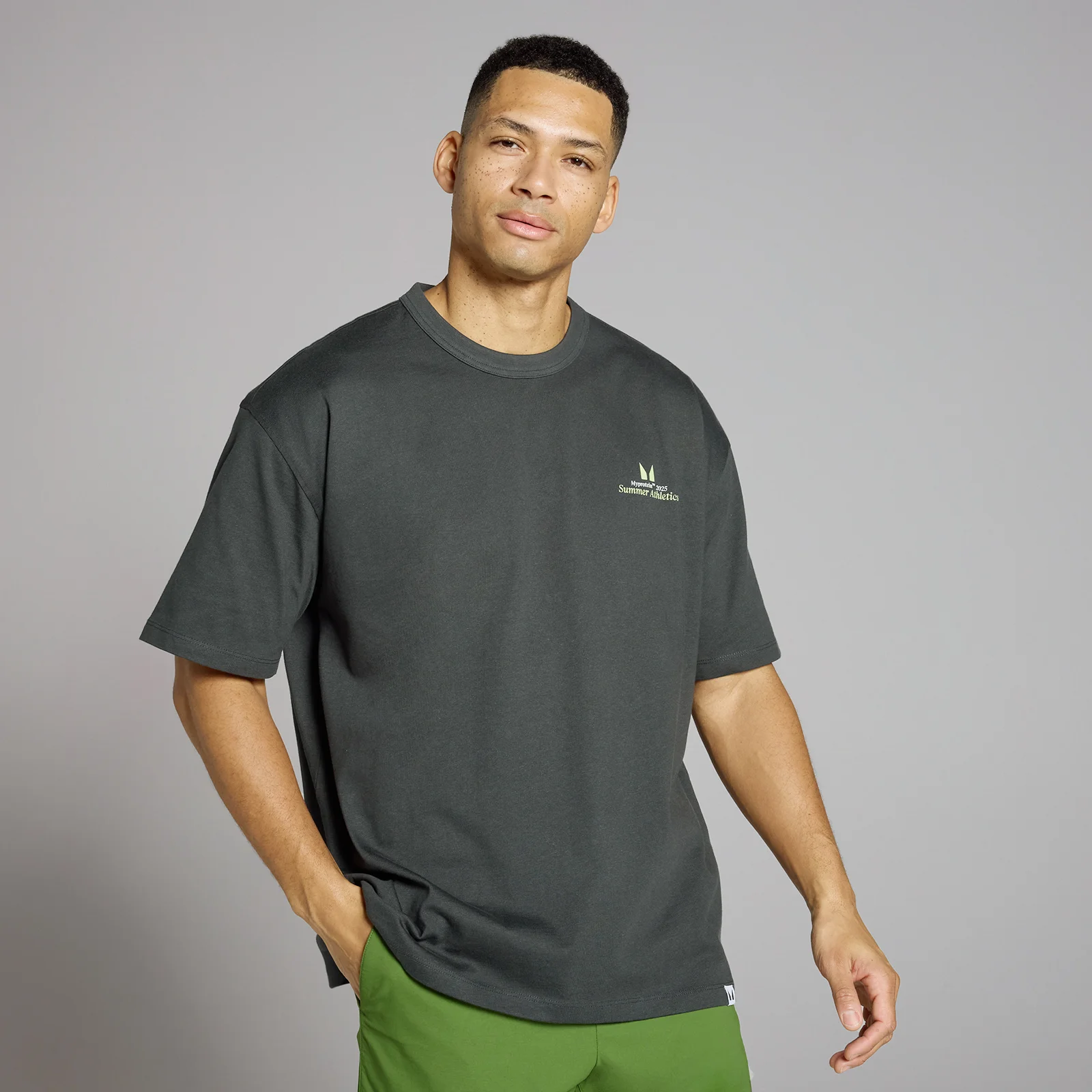 MP Lifestyle majica sa grafičkim prikazom - isprana crna boja - XXS-XS Slika 1