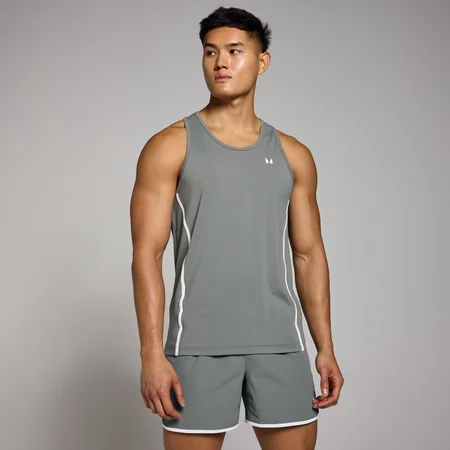 MP muška Tempo stringer majica bez rukava - siva boja
