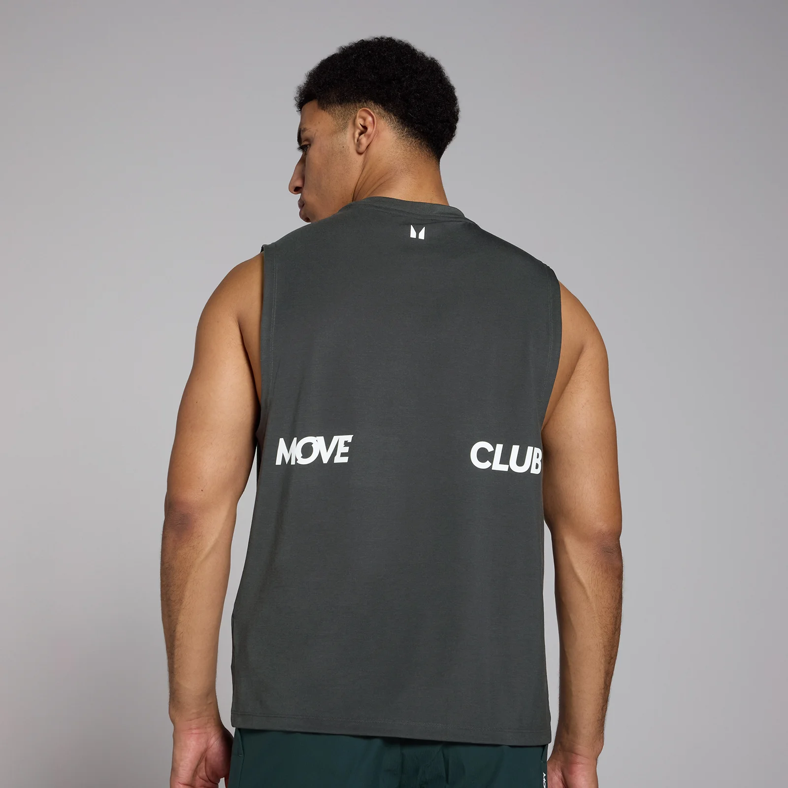 MP muška Tempo Graphic majica bez rukava širokog kroja - isprana crna boja - XS Slika 1