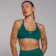 MP ženski Tempo bešavni Hybrid sportski grudnjak - duboko zelena boja