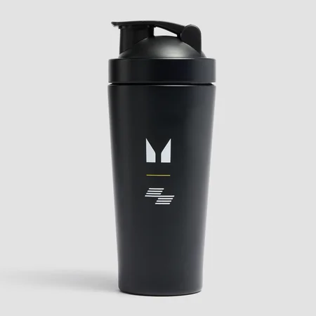 Myprotein Hyrox metalni šejker od recikliranog metala - crna boja