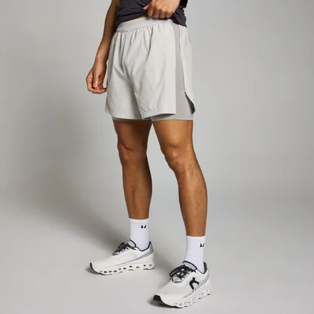 MP muški Velocity šorc 2 u 1 dužine 13 cm - boja hroma