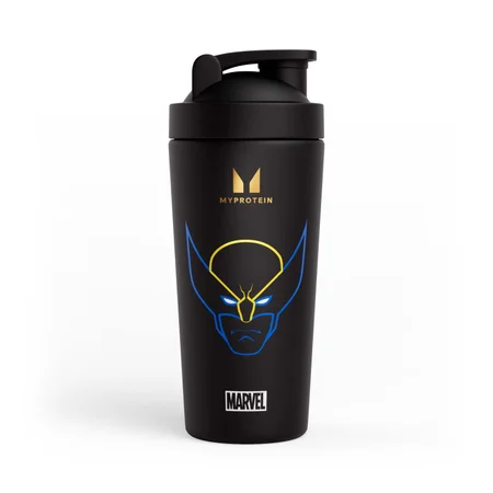 Myprotein Wolverine metalni šejker od recikliranog metala - crna boja