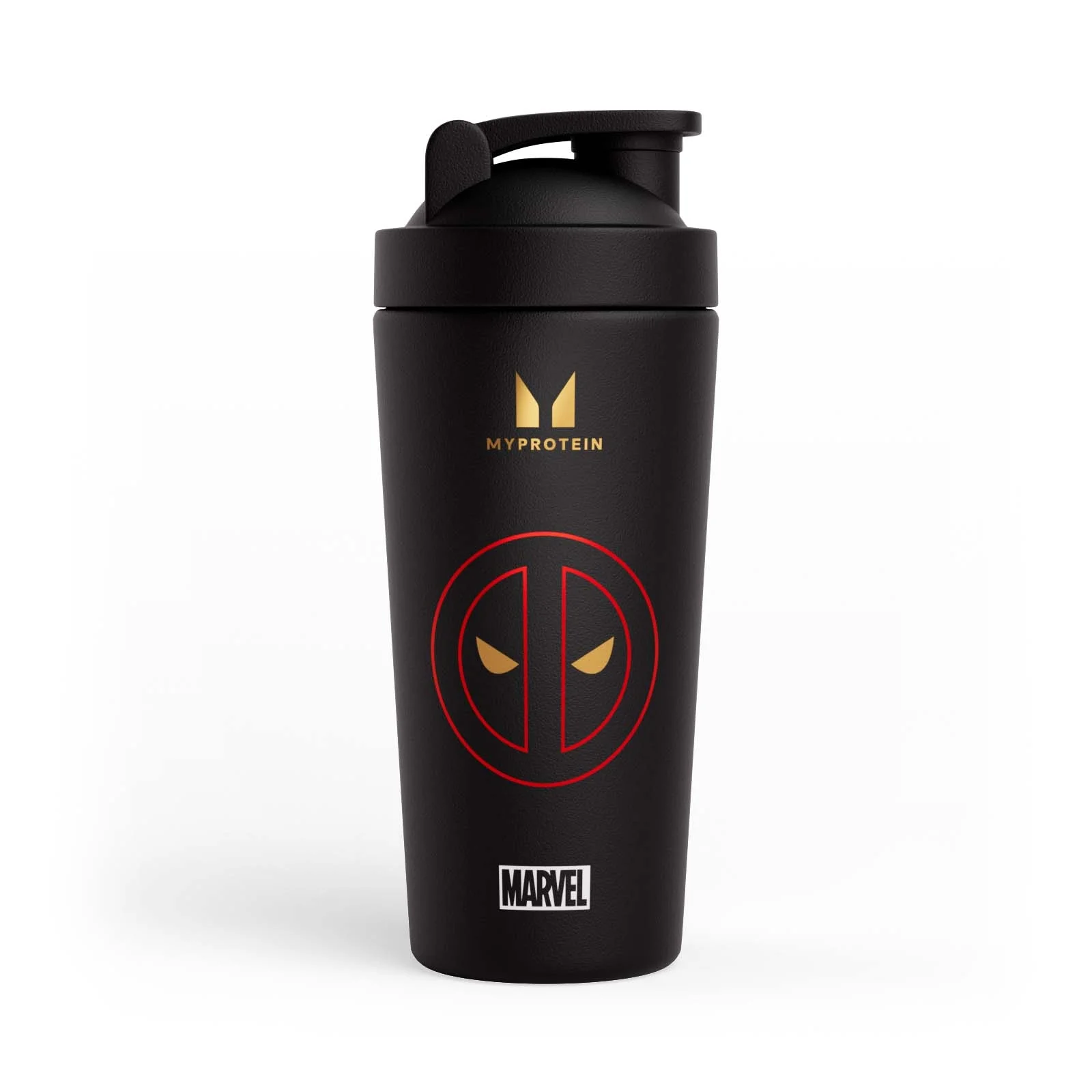 Myprotein Deadpool Metal Shaker - Black Slika 1
