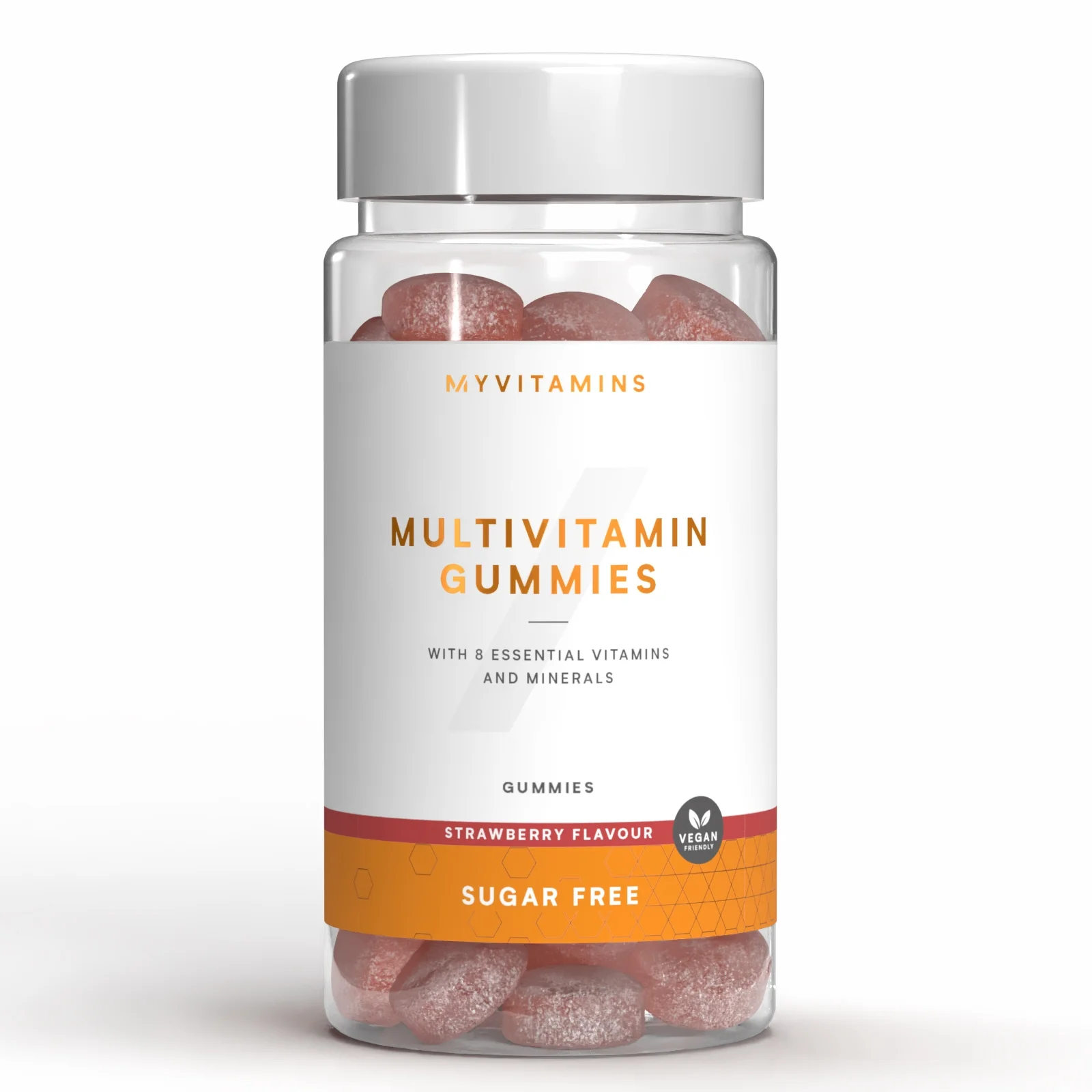 Myprotein Sugar-Free Multivitamin Gummies for Adults - 60gummies - Sugar Free Strawberry Slika 1