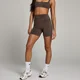 MP ženski Studio šorc sa pojasom na preklop - boja čokolade