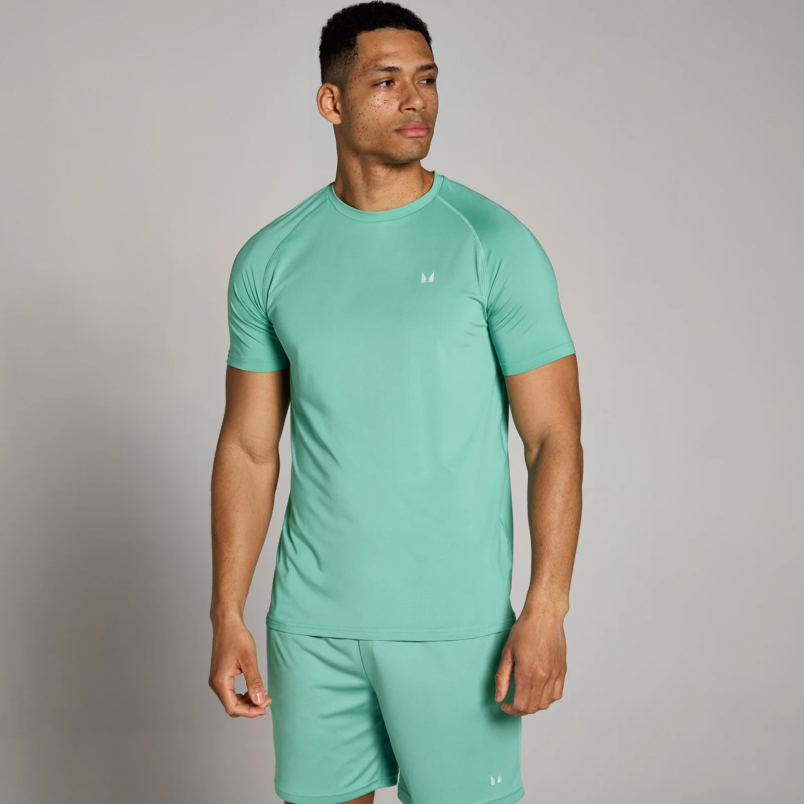 MP muška majica za trening - akva boja - XS Slika 1