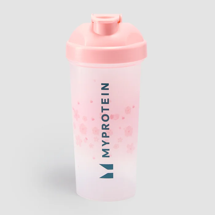 Plastični šejker Myprotein boje trešnjinog cvijeta - roza boja
