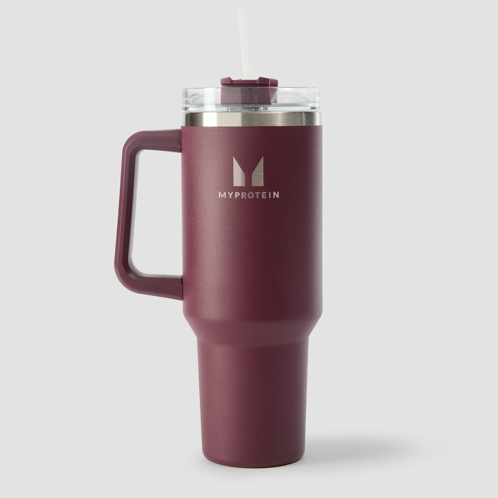 Myprotein metalna boca sa bočnom ručkom i slamkom 1200ml - Tamno bobičasta Slika 1
