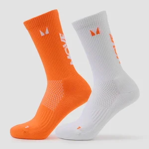 MP Move Club čarape za trčanje (pakovanje od 2 komada) - narandžasta boja - Size UK 2-5