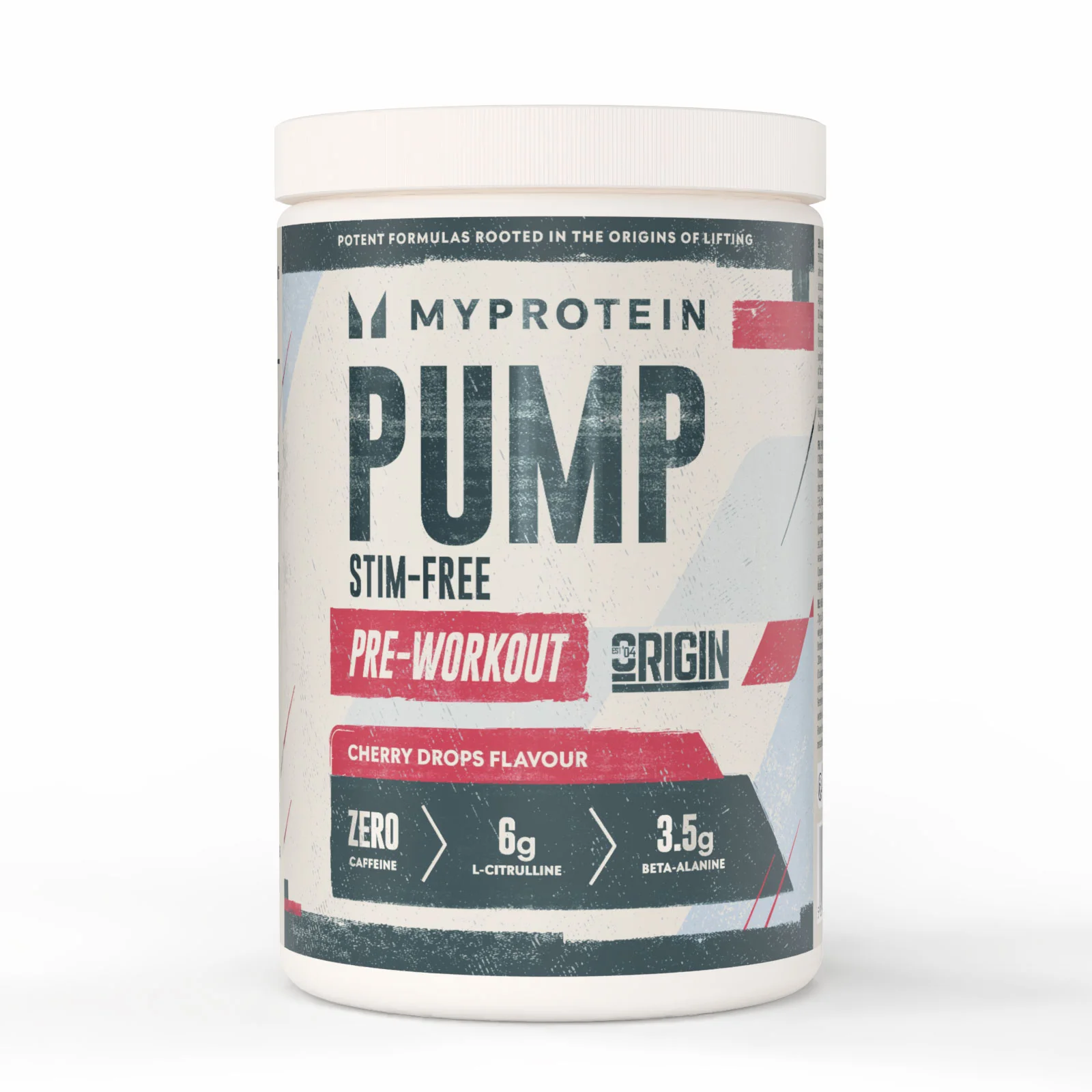 Origin Stim-Free Pre-Workout - 630G - 30servings - Cherry Drops Slika 1