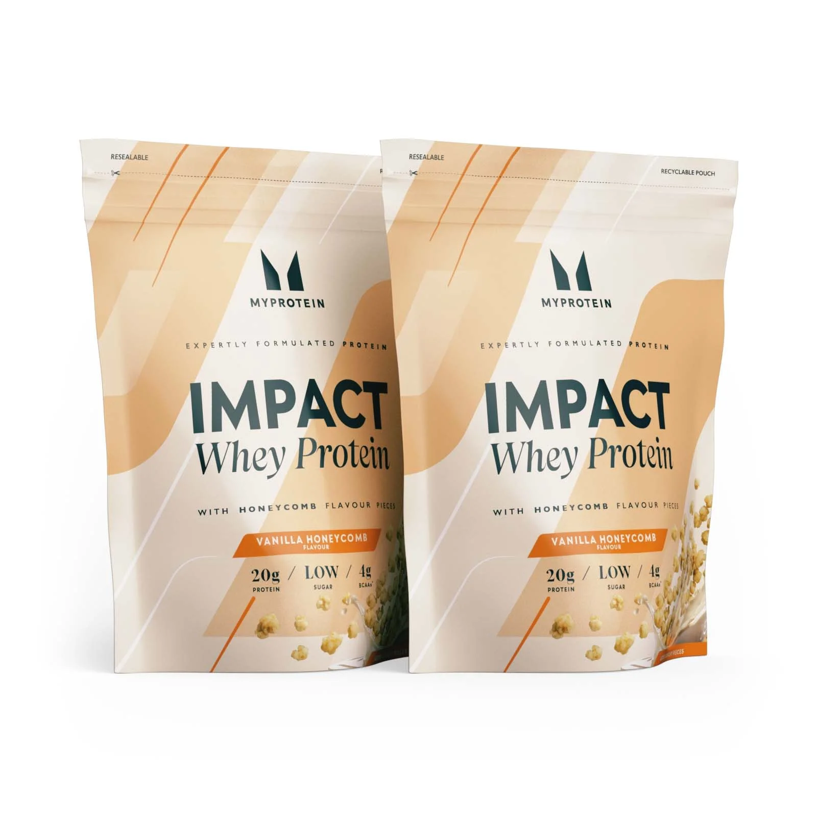 Impact Whey Protein - 1.92kg - 64servings - Saće od vanilije sa hrskavim komadićima keksa Slika 1