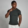 MP Origin Muscle Fit muška rebrasta majica - isprano crna