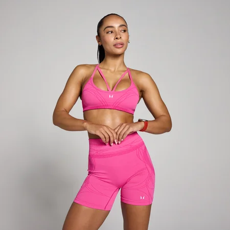Ženska MP Hybrid sportski grudnjak s naramenicama - Candy Pink