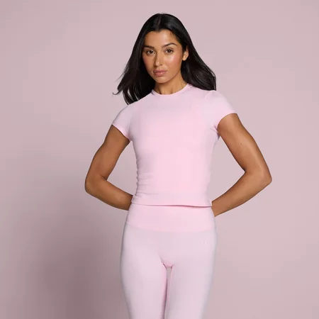 MP Ženska Tempo Body Fit Majica Kratkih Rukava - Blush