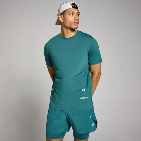 Muška Hybrid Mrežasta Majica MP - Bogata teal