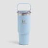 Myprotein Reciklirana Metalna Boca sa Ručkom i Slamkom 900ml - Beba plava