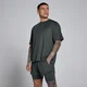 MP muška Hybrid Oversized mrežasta majica - Washed Black