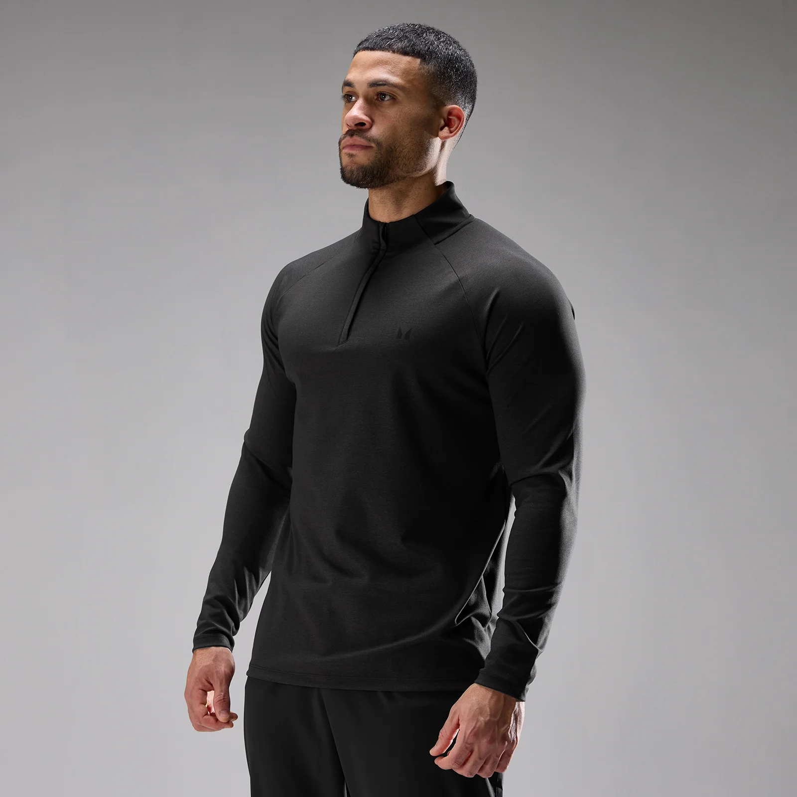 MP muška trening Ultra Jersey 1/4 patent - Crna - M Slika 1