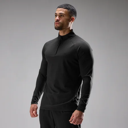 MP muška trening Ultra Jersey 1/4 patent - Crna