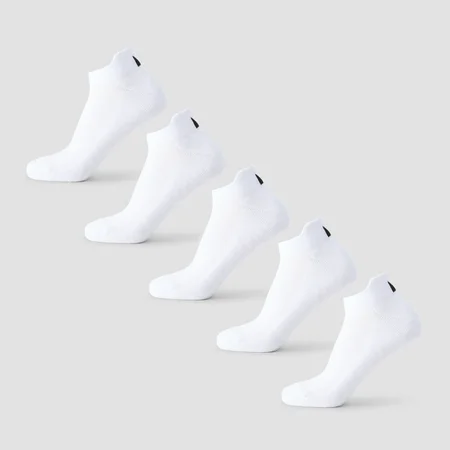 MP Unisex Patike Čarape (5 pari) - Bijele