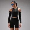 Ženske Velocity Ultra Zip Front Race Majica - Crna