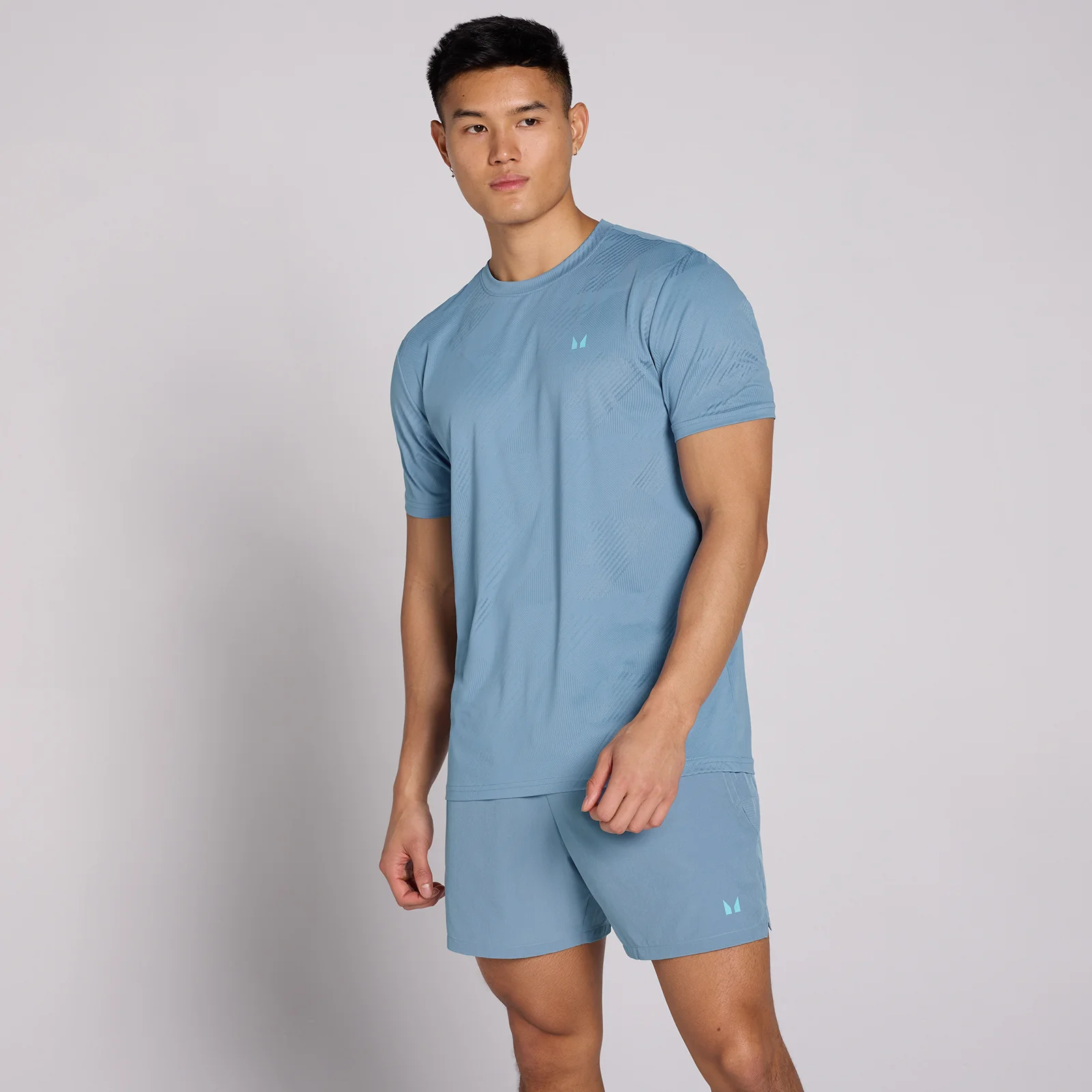 MP Men's Active Training Pillar Graphic T-Shirt - Fog Blue - XS Slika 1
