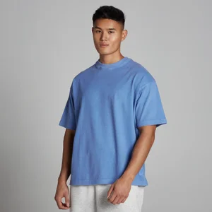 MP Men's Washed Oversized Cotton T-Shirt - Cornflower Blue - Size XS