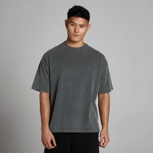 Muška Oprana Oversized Pamučna Majica MP - Tamno siva - Size M