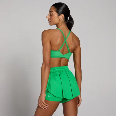 MP Women's Tempo Twist Back Sports Bra - Zesty Green