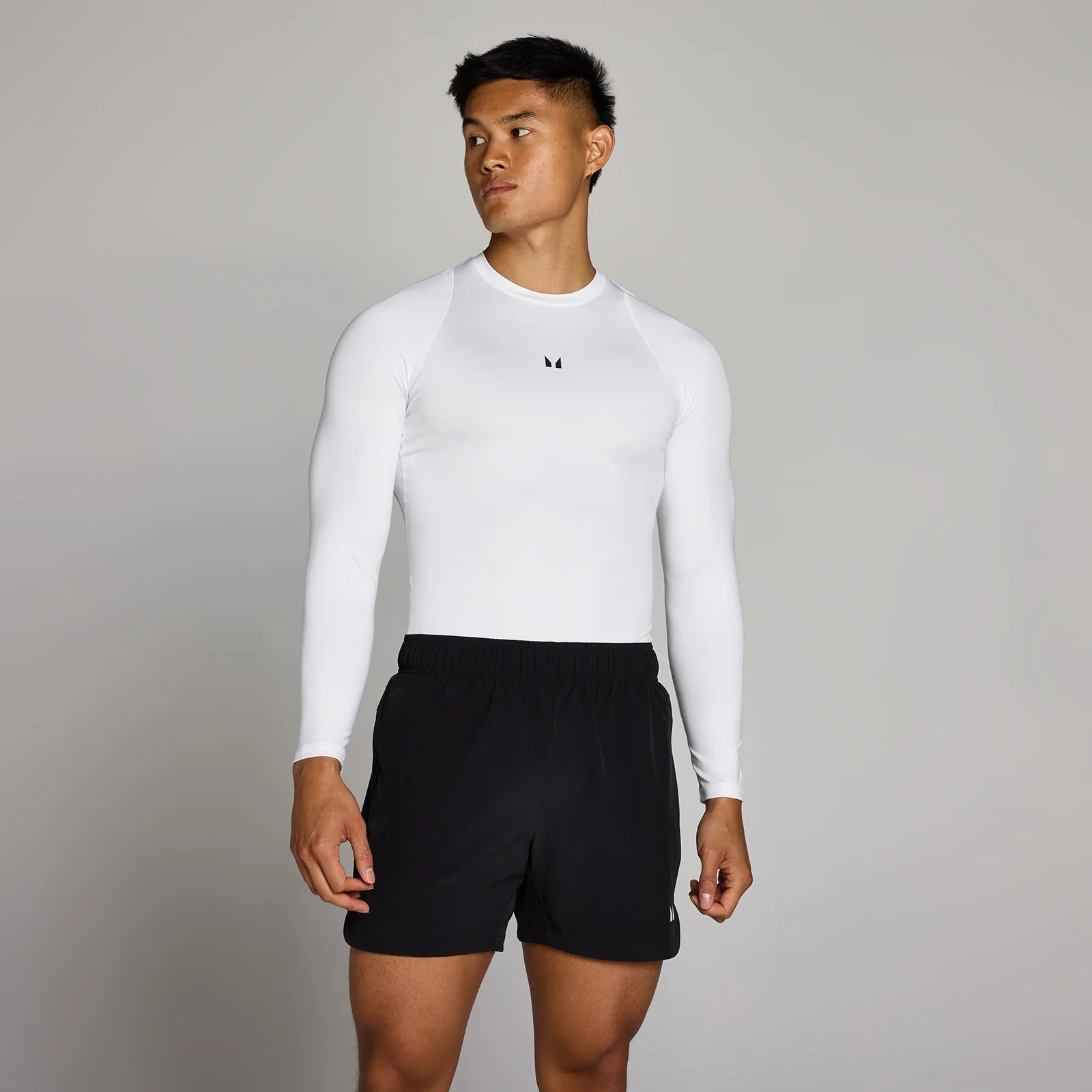 MP Men's Training Long Sleeve Baselayer - White - M Slika 1