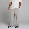 Oversized trenerka sa ravnim nogavicama - Svijetlo siva