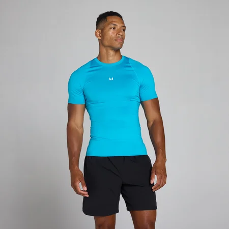 MP muška majica s kratkim rukavima baselayer - Power Blue