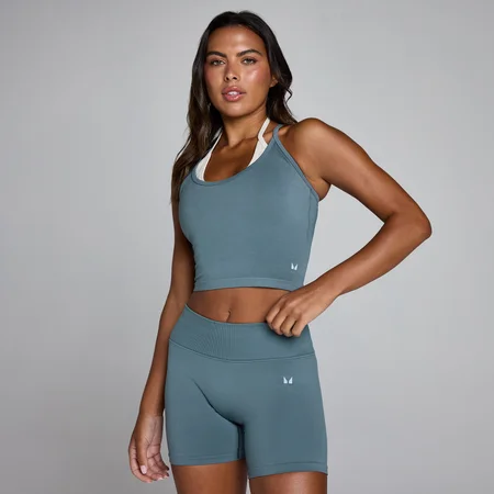 MP Ženski Seamless Layered Top bez rukava - Midnight Slate