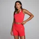 MP Ženski Seamless Layered Top bez rukava - Grimizna
