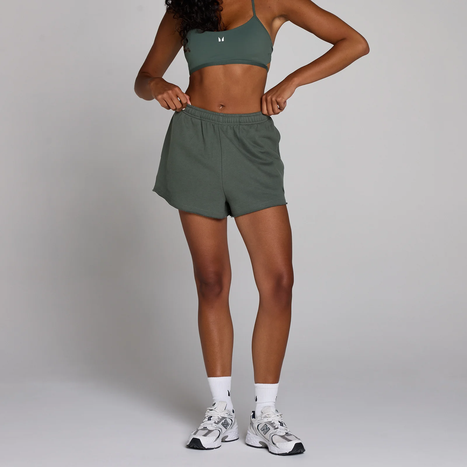 MP Women's Lifestyle Sweatshorts - Cloudy Green - XS Slika 1