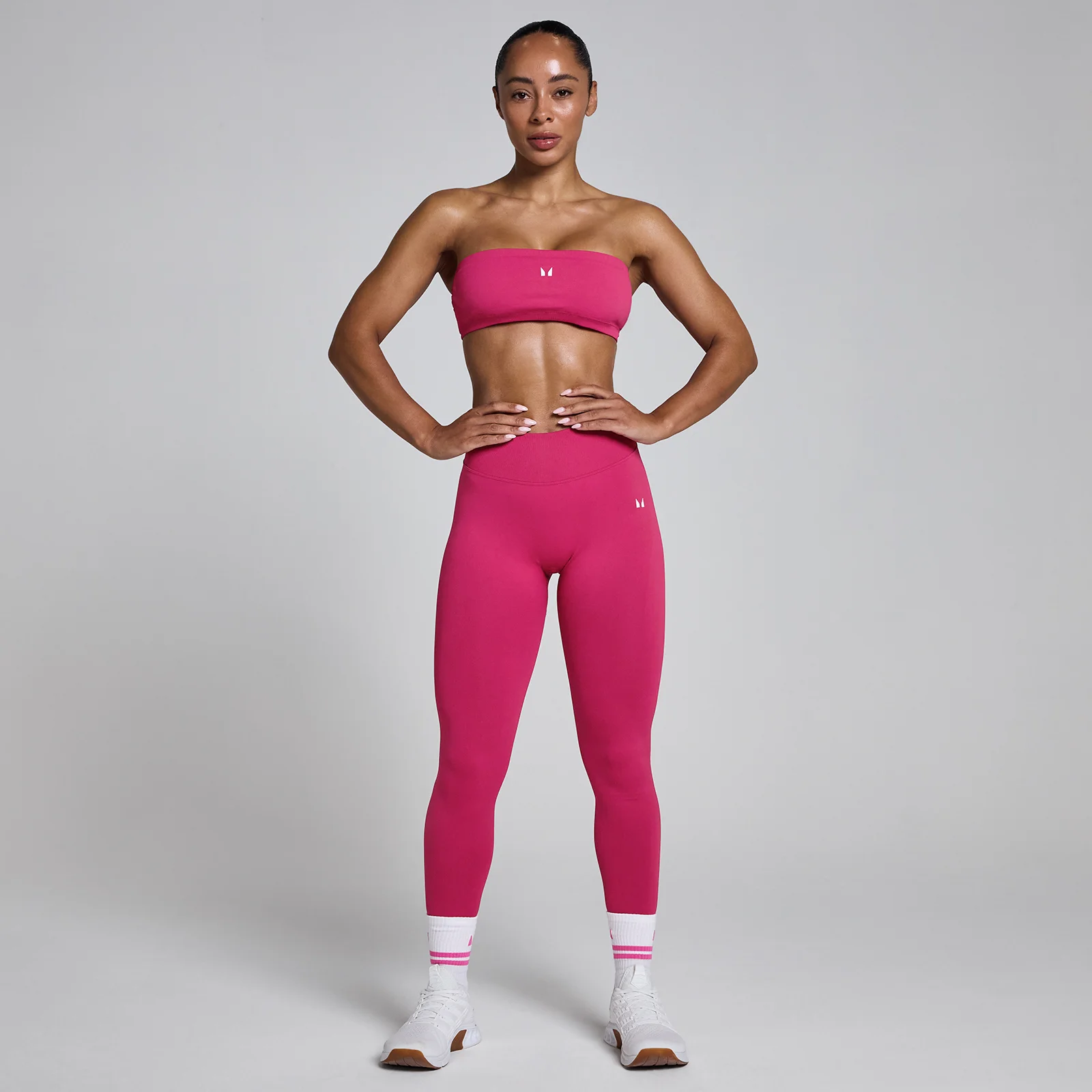 MP ženski Lift bandeau sportski grudnjak - Bold Berry - S Slika 2