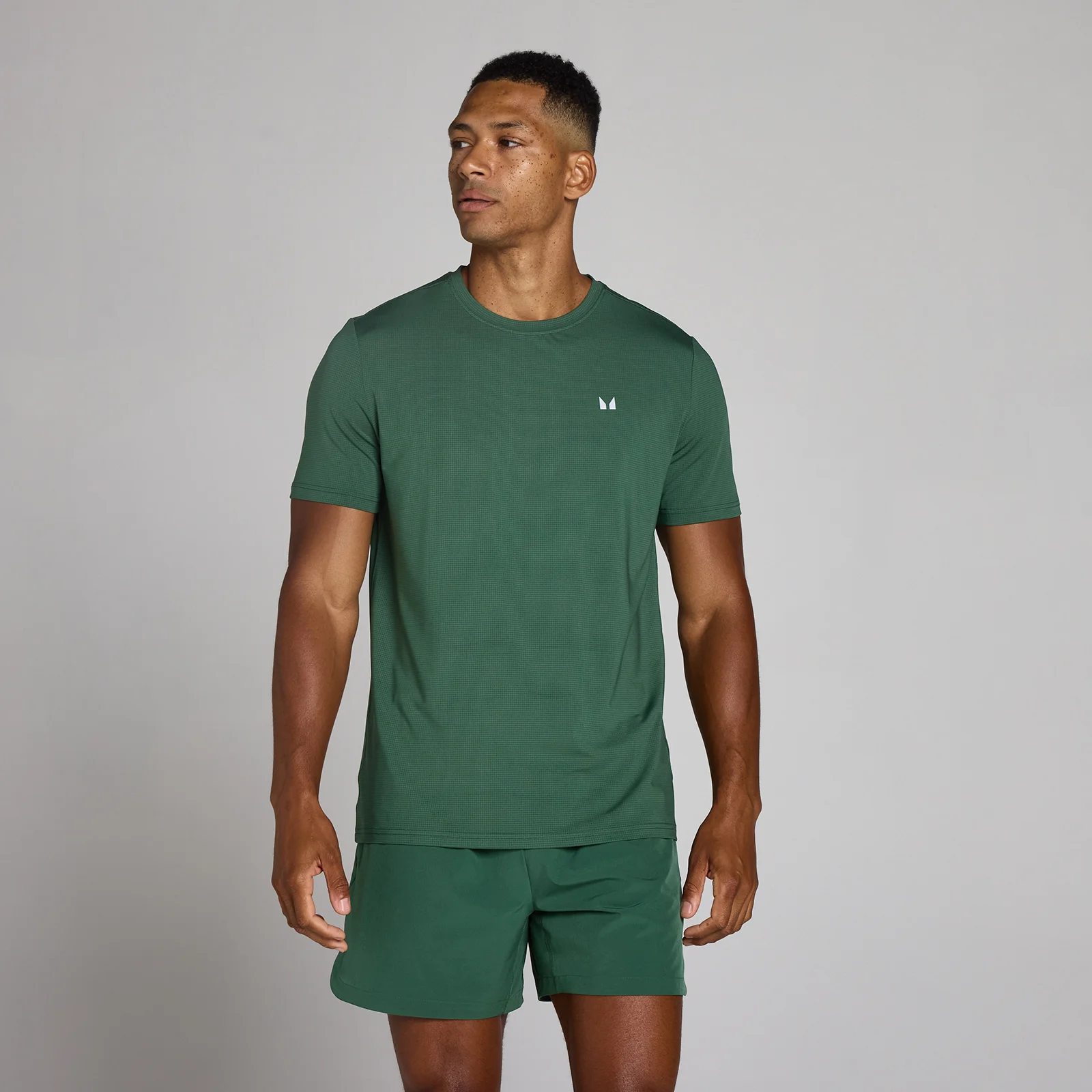 MP Men's Training Grid T-Shirt - Racing Green - M Slika 1