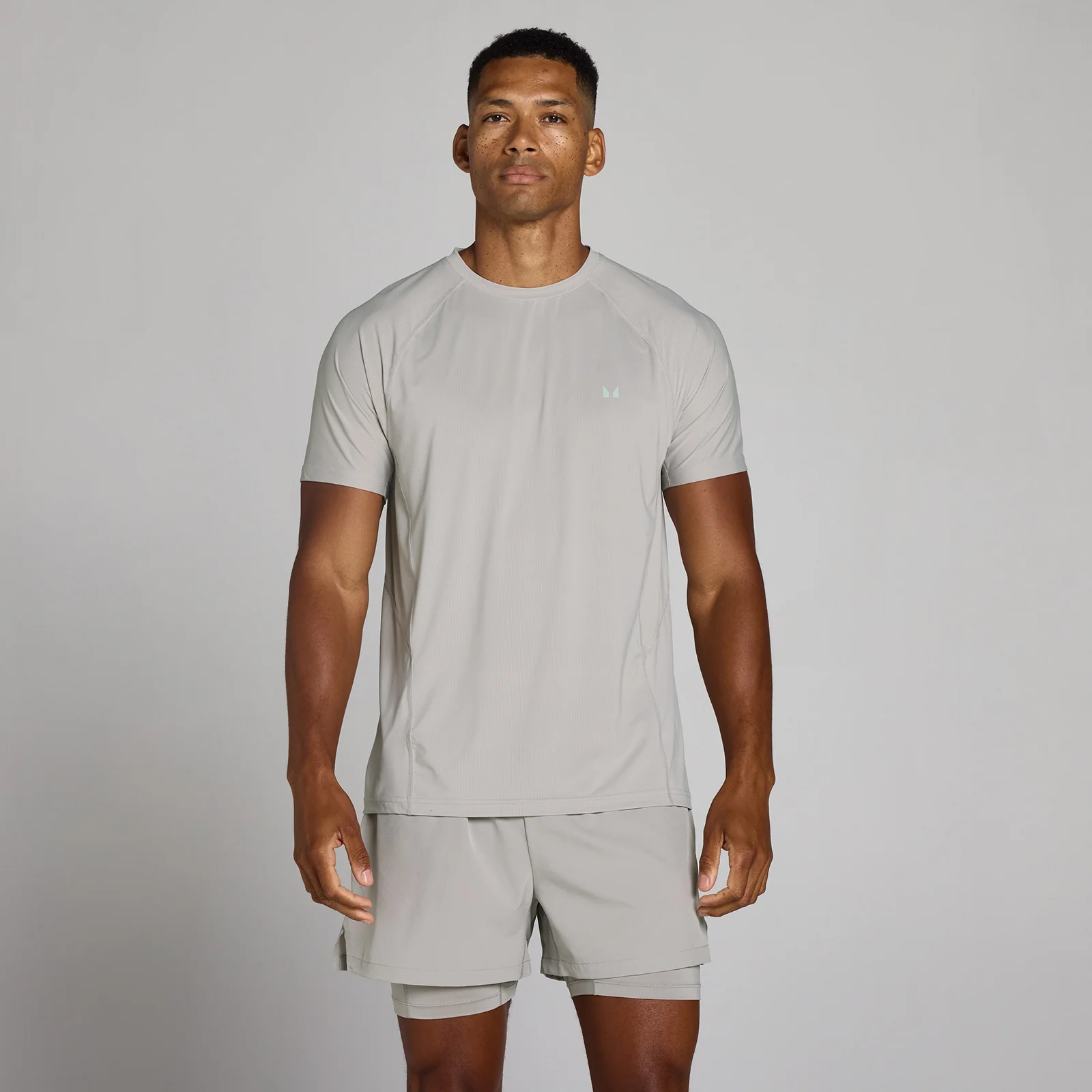 MP Men's Training Ultra Mesh T-Shirt - Chalk Grey - XS Slika 1