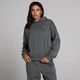 MP ženska Basics oversized majica s kapuljačom - Tamno siva