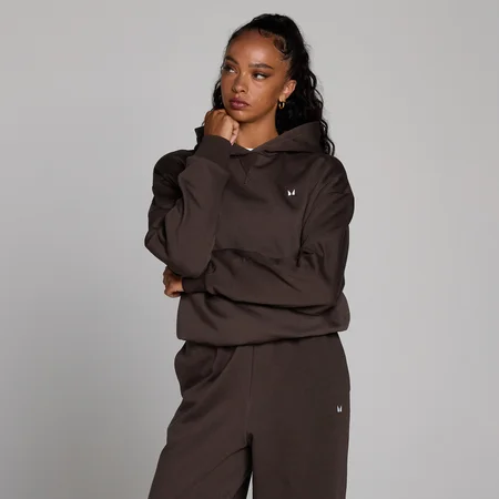 MP Women's Basics majica s kapuljačom oversized - Kakao