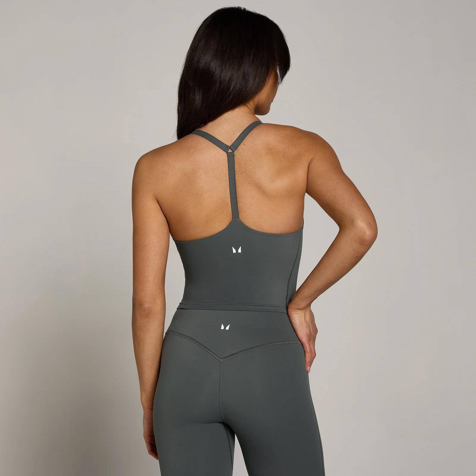 MP Women's Tempo Strappy Racerback Vest - Dark Grey - XS Slika 1