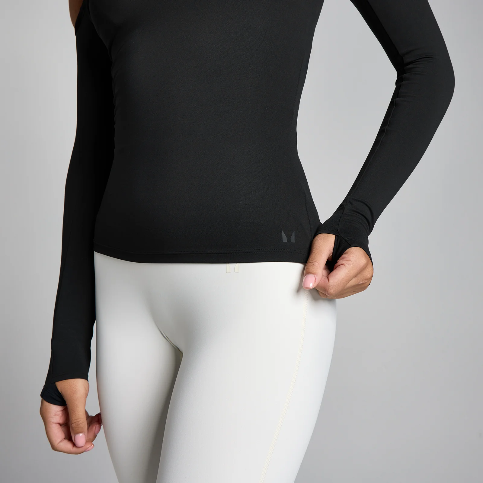 MP Ženska Tempo Off The Shoulder LS Top - Crna - S Slika 4