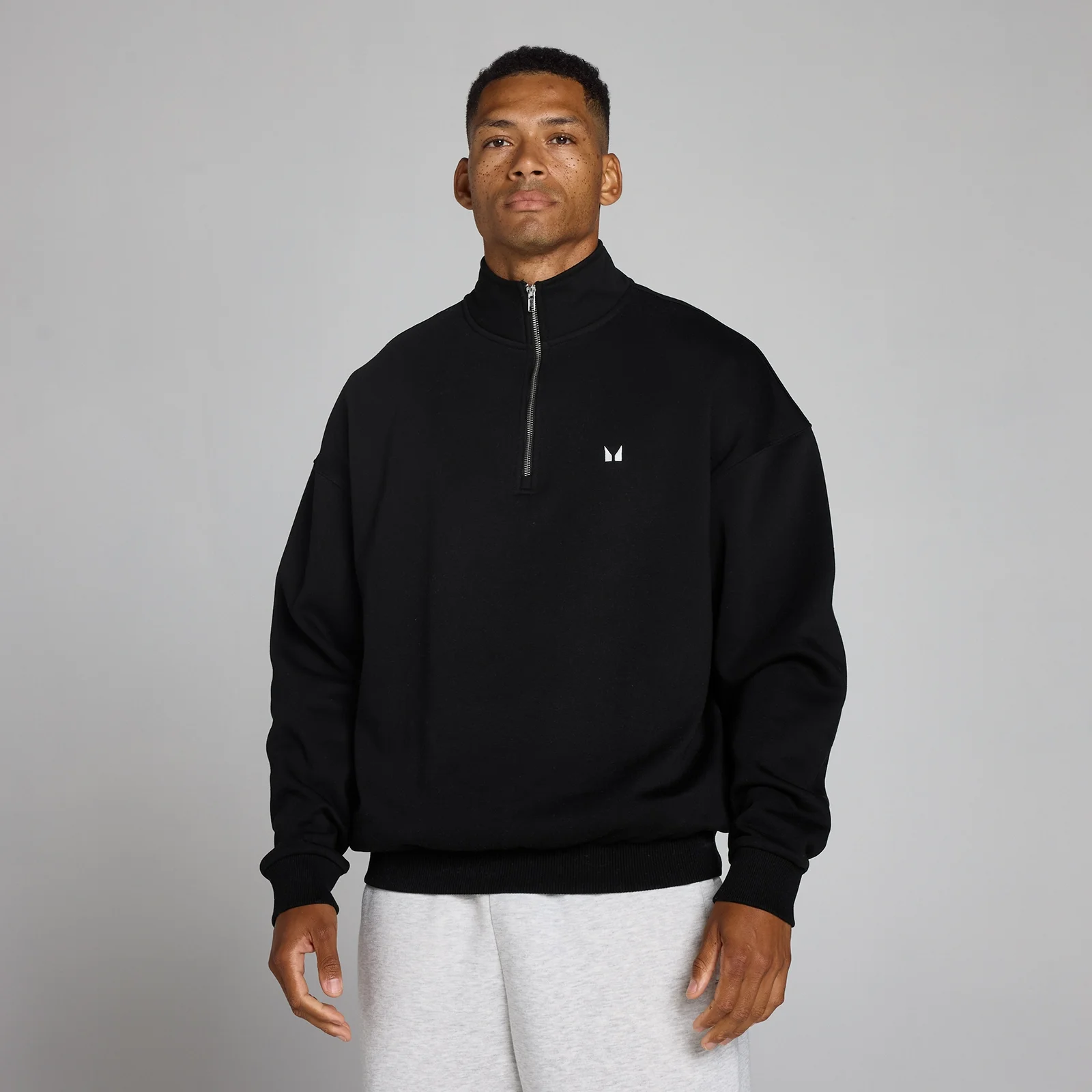 MP Men's Rest Day Oversized 1/4 Zip - Black - M Slika 1