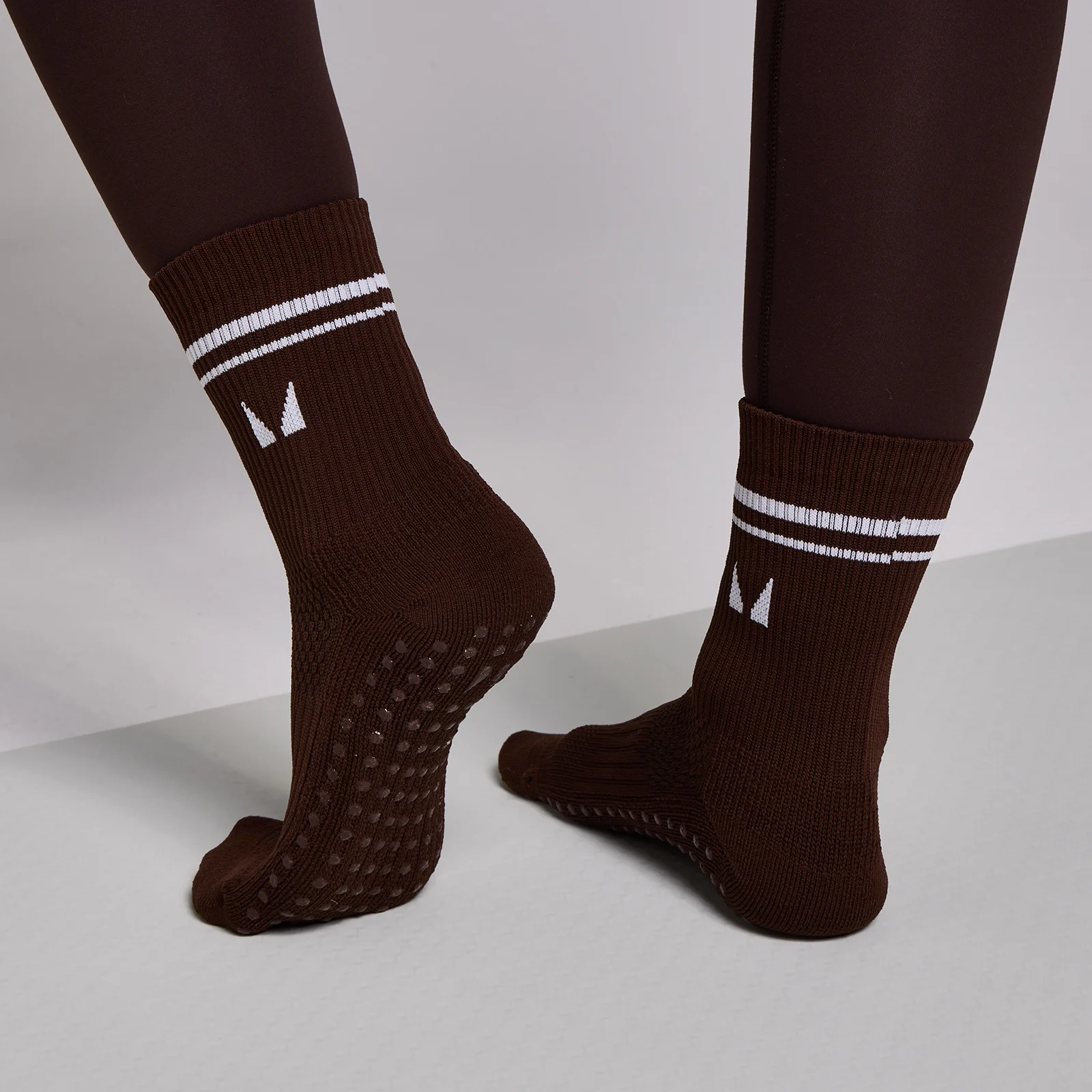 MP Pilates Socks (2 pack) - Cocoa/Pearl - UK 2-5 Slika 2